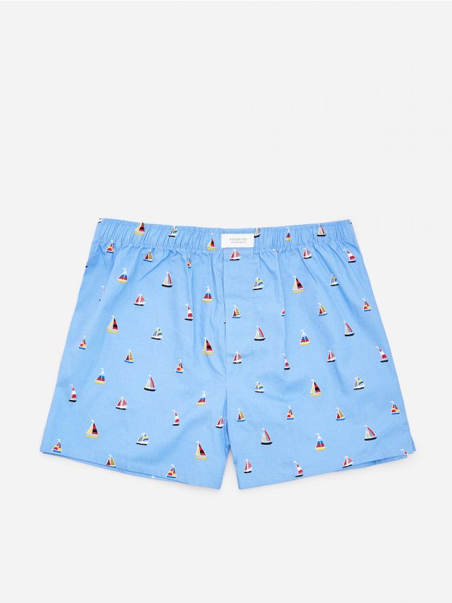 Caleçon en coton - Bleu - YH256-50X - RESERVED