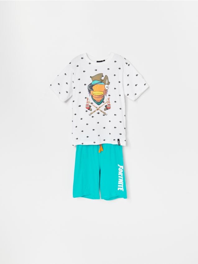 Fortnite cotton pyjamas - white - YJ176-00X - RESERVED