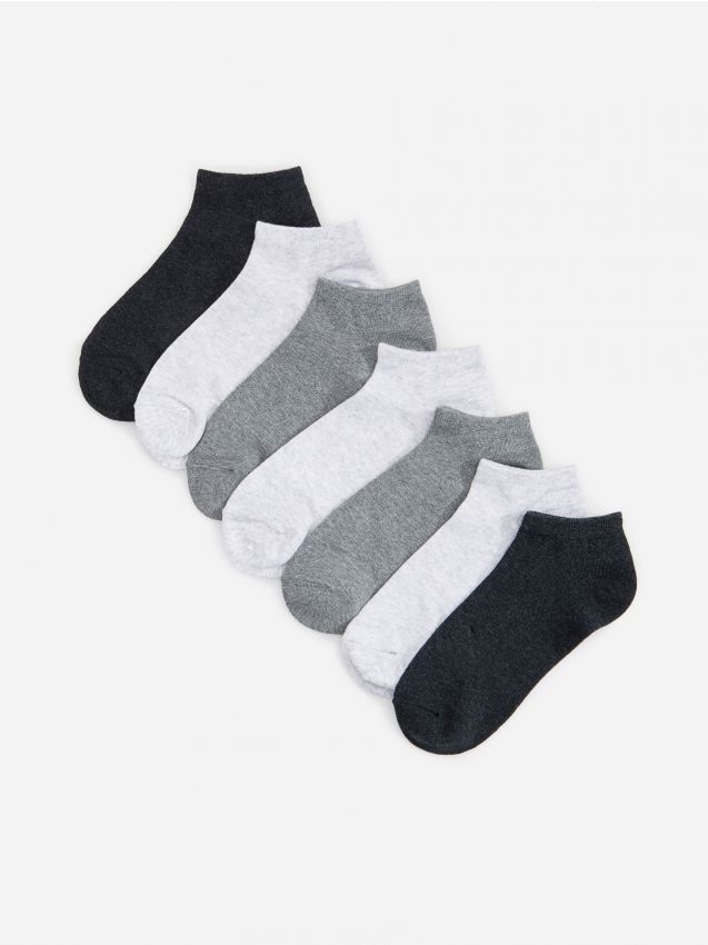7 pack of trainer liners - dark grey - YJ701-90X - RESERVED