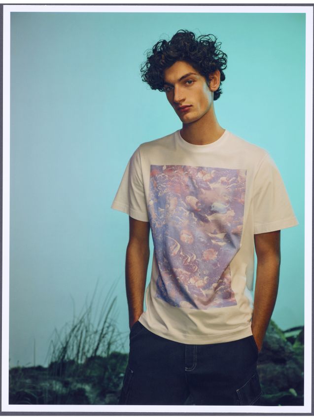 T-shirt con grafica - Bianco - YK200-00X - RESERVED