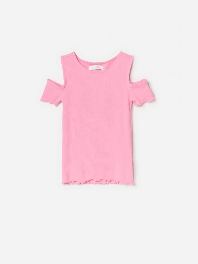 Girls` blouse - pink - YK463-30X - RESERVED