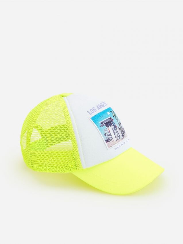 Boys` peaked cap - green - YK738-71X - RESERVED