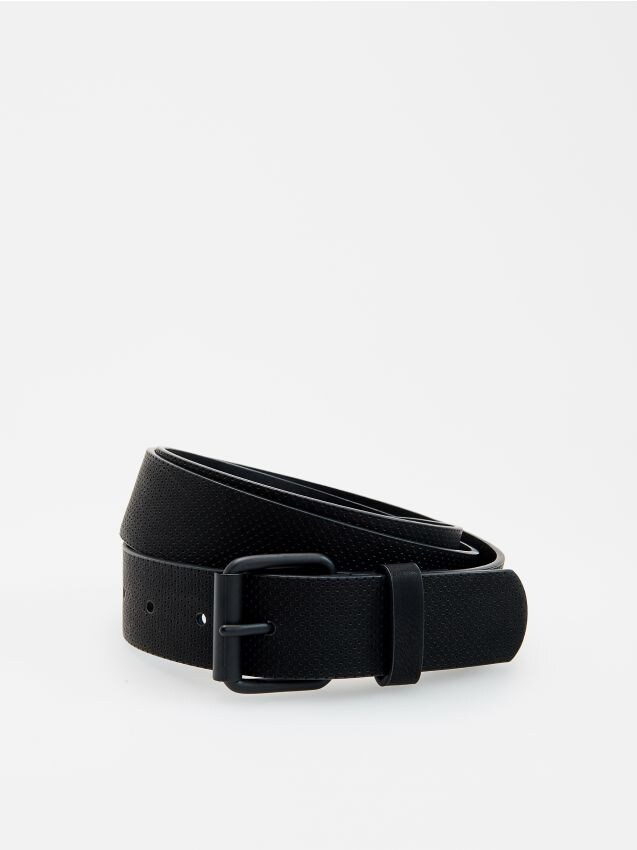 Perforated belt - black - YK811-99X - RESERVED