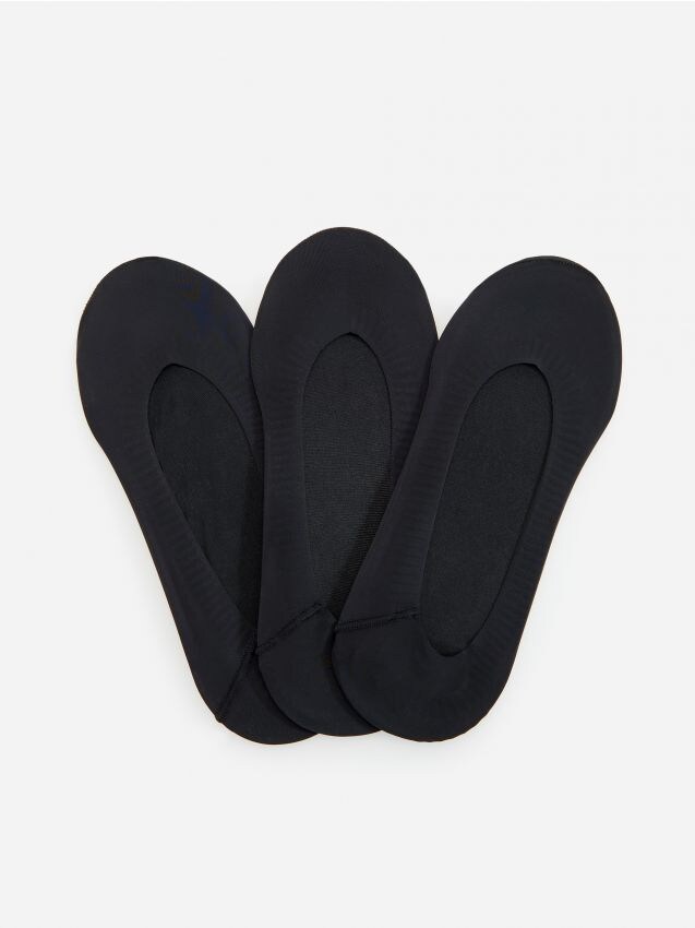 Invisible socks 3 pack - black - YO001-99X - RESERVED