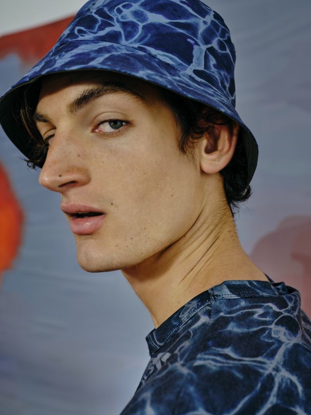 Reversible bucket hat - multicolor - YP429-MLC - RESERVED