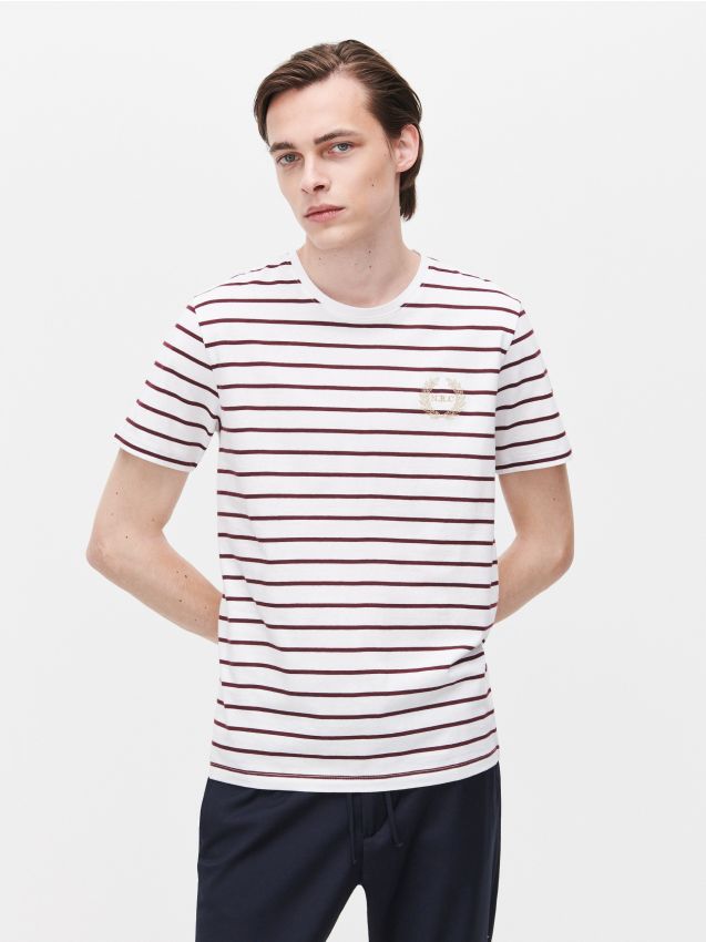 Men`s t-shirt - white - YV086-00X - RESERVED