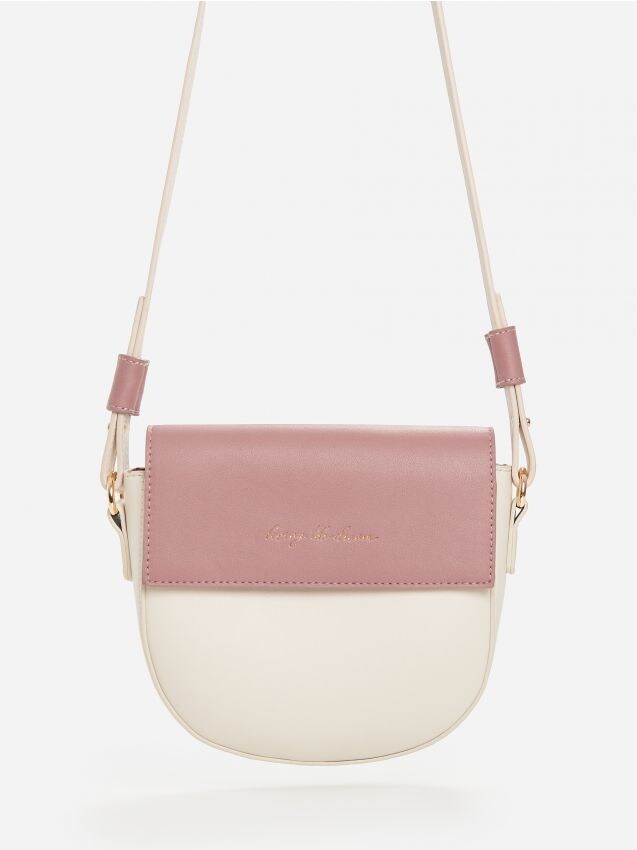Two-tone bag - cream - ZJ673-01X - RESERVED