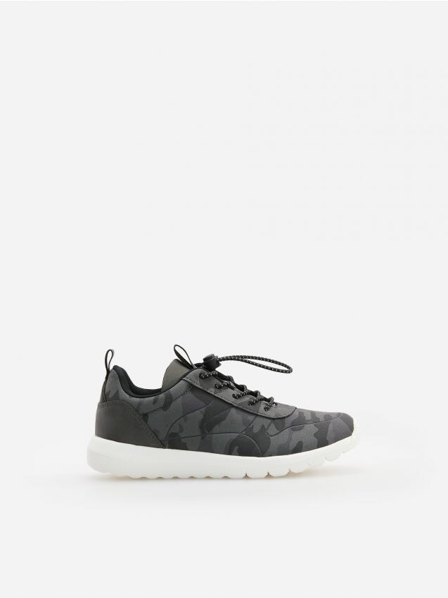 Sneakersy moro - czarny - ZM281-99X - RESERVED