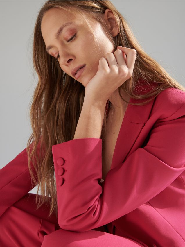 Ladies` blazer - pink - ZV737-30X - RESERVED