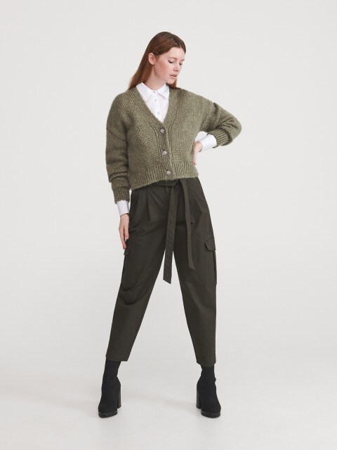 Sweter z domieszką wełny